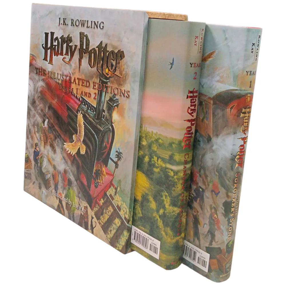 Комплект книг на английском языке "Harry Potter. The Illustrated Editions: Years 1 and 2", J.K. Rowling, Ill. Jim Kay  - 3