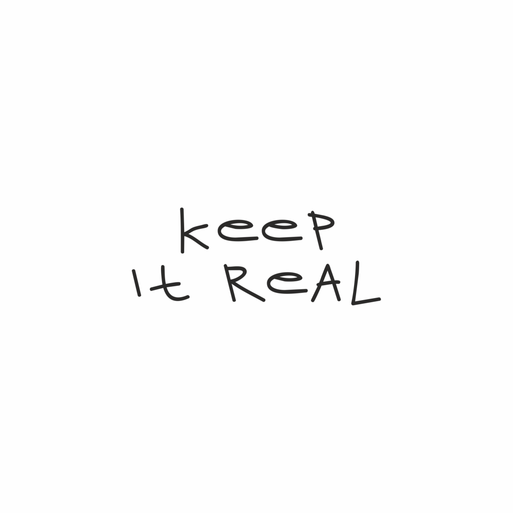 Кружка с двойными стенками и эффектом помятости «Keep it real», прозрачный             