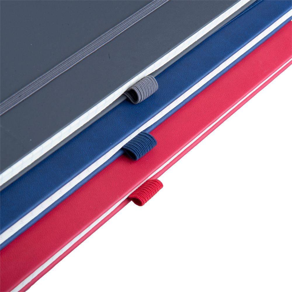 Блокнот "Matra" на резинке, А4, 88 листов, линейка, антрацит - 8