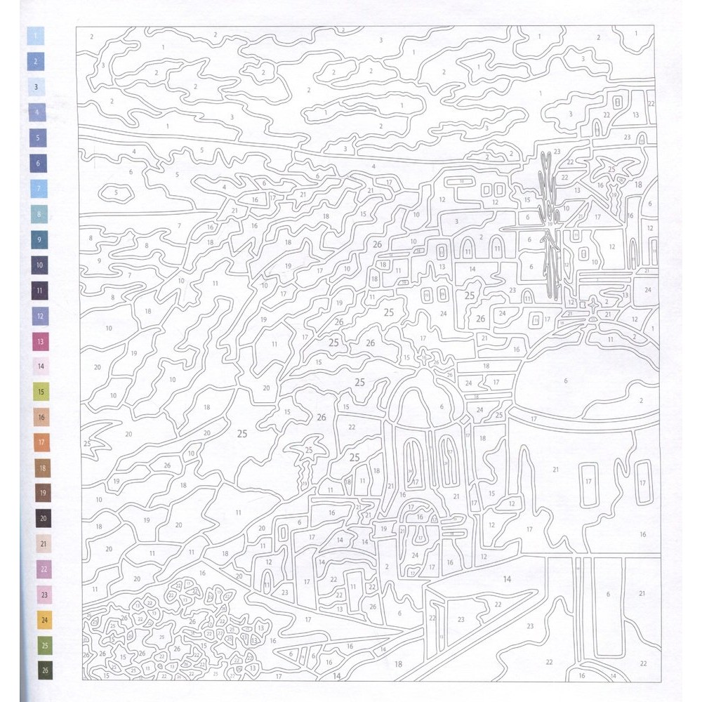 Раскраска "Картины по номерам. Вокруг мира" - 5