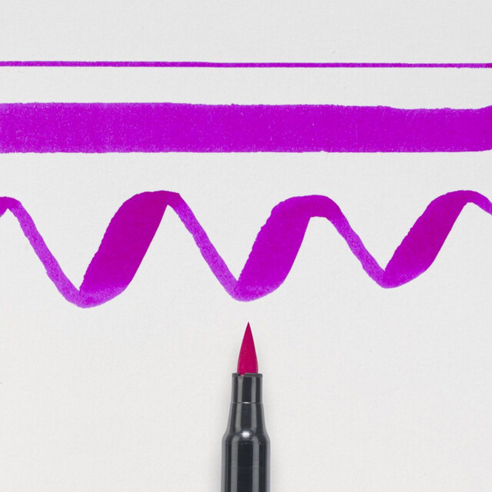 Маркер акварельный "Koi Color Brush", светло-сиреневый