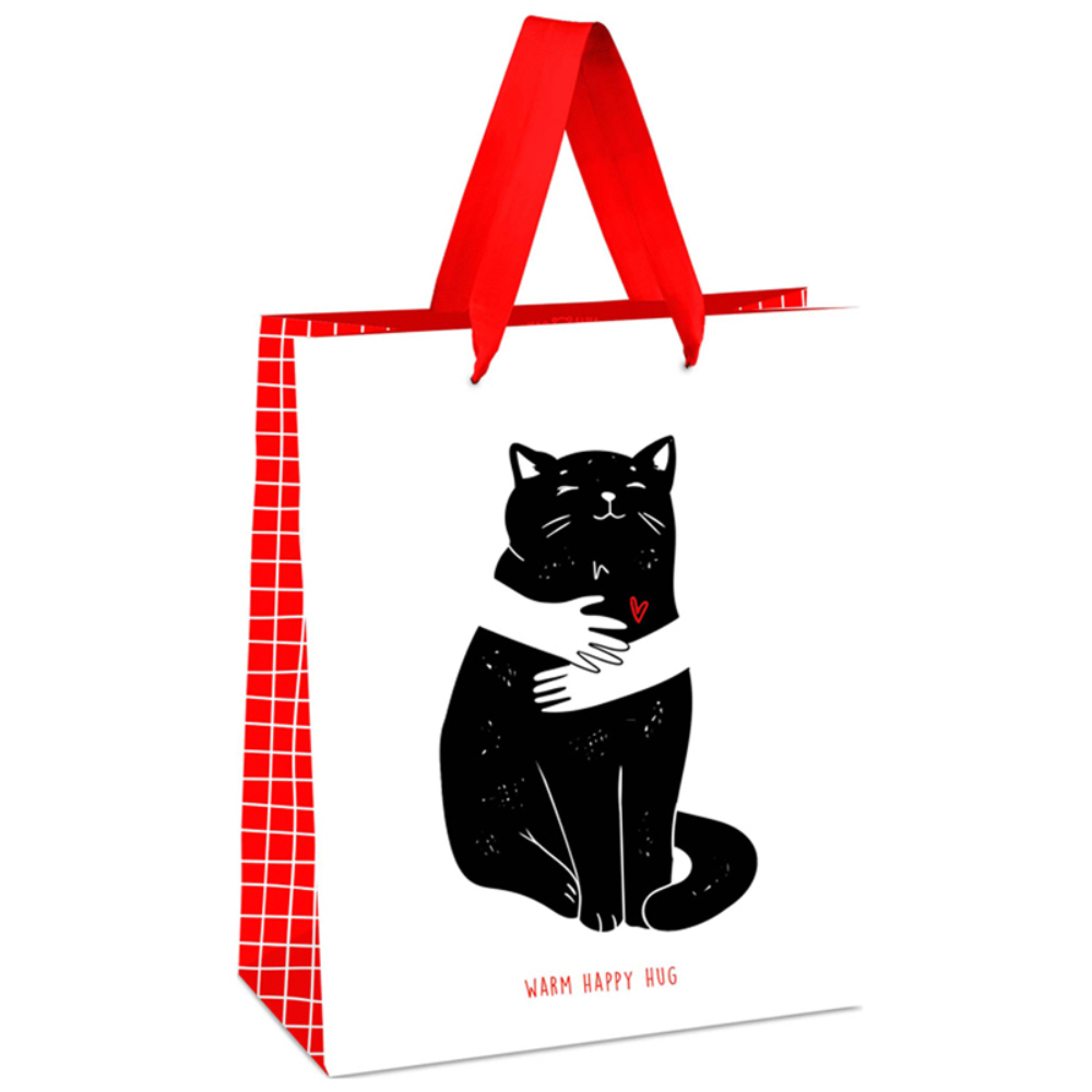 Пакет подарочный "Warm huggies", 18x23x10 см, ламинированный