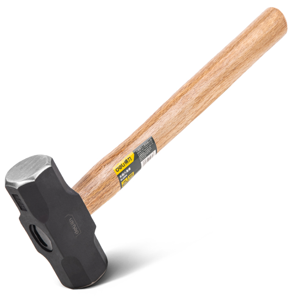 Кувалда Deli YS DL5204, 1.8 кг, деревянная рукоятка