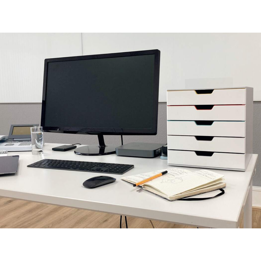 Блок из 5 лотков закрытый "Varicolor", 280x292x356 мм, 5 лотков - 6