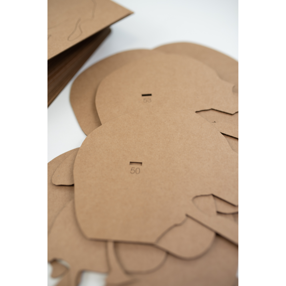 Пазл картонный 3D "Череп" - 4