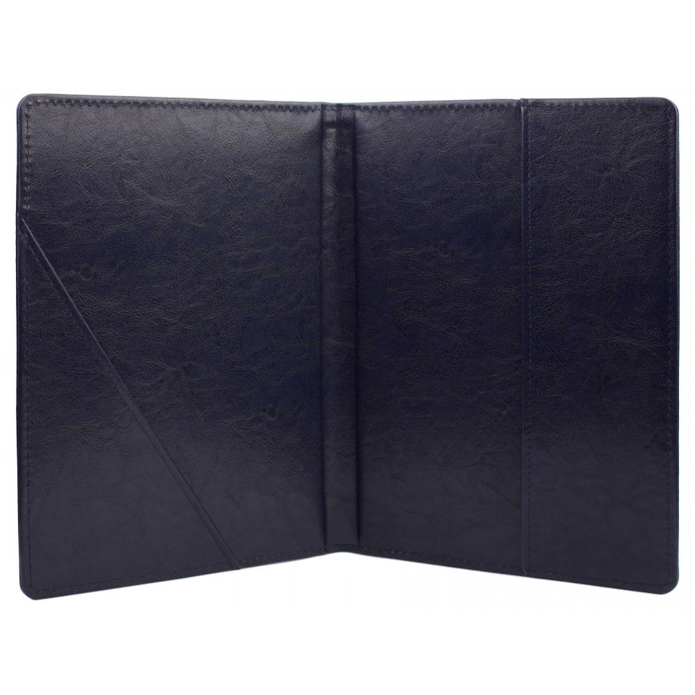 Папка "На подпись", А4, кожзам, с 2 карманами, черный