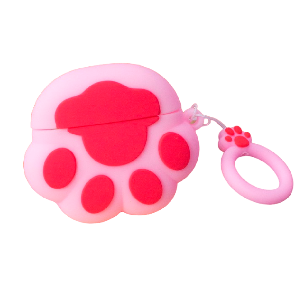 Чехол для наушников AirPods 3 "Cat foot", розовый