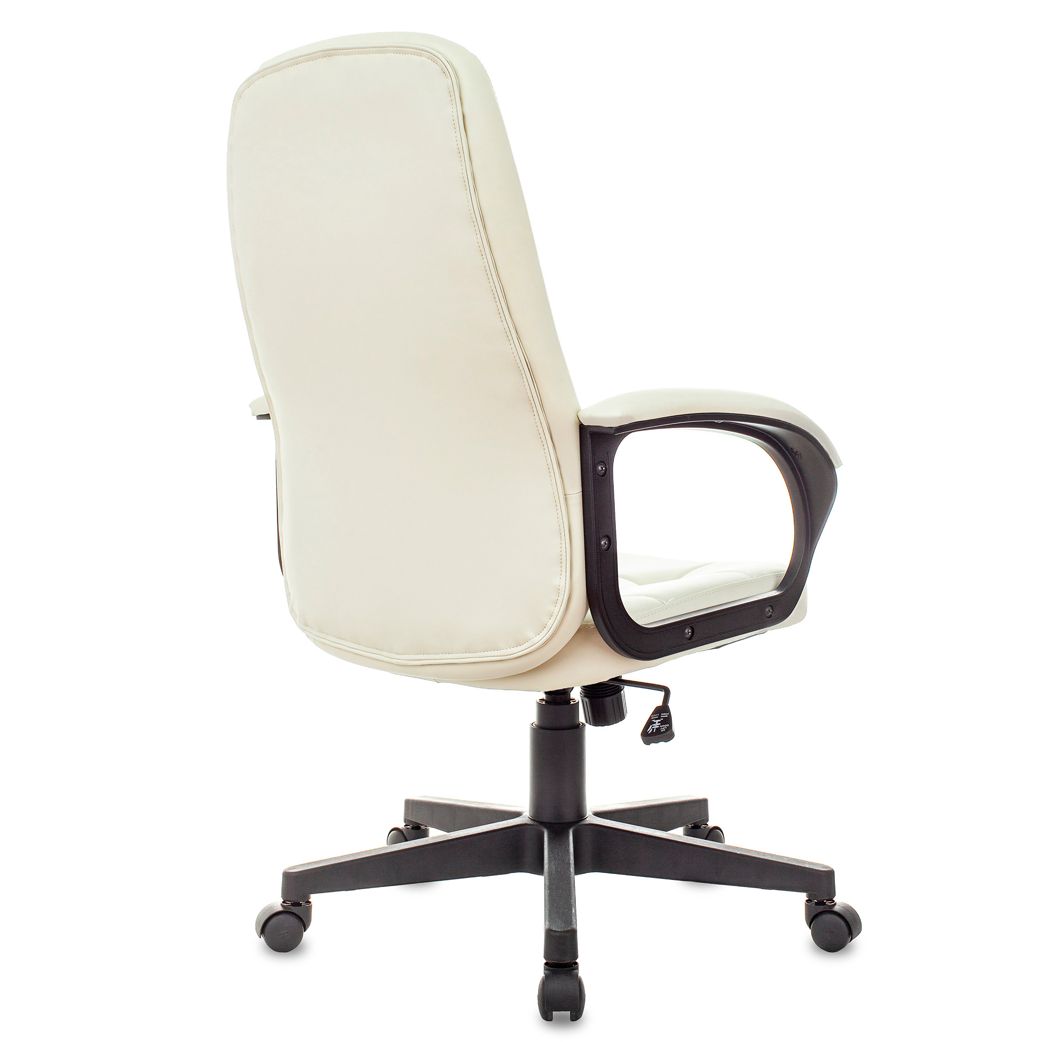 Кресло для руководителя Бюрократ "CH 002", экокожа, пластик, слоновая кость - 4