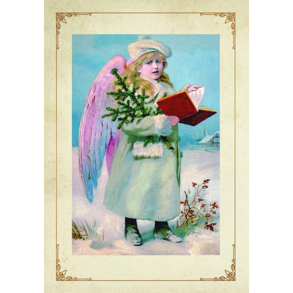 Книга "Рождественское чудо: Семь лучших историй о Рождестве в старинных открытках", Чарльз Диккенс, Николай Гоголь, Эрнст Теодор Амадей Гофман