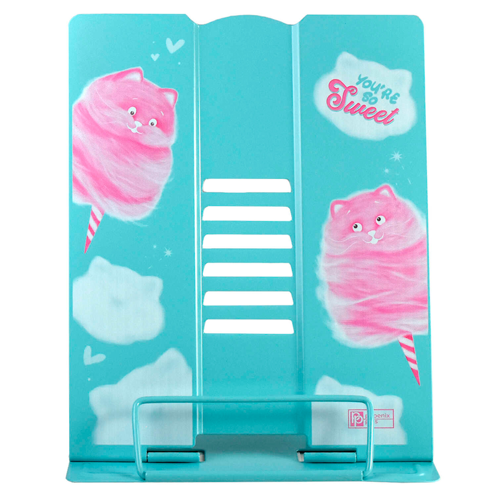 Подставка для книг "Котоваты", голубой