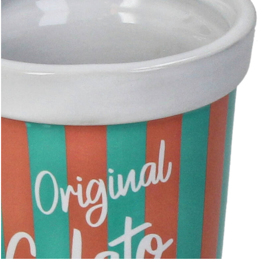 Кашпо "Icecream Bucket", фаянс, разноцветный - 2