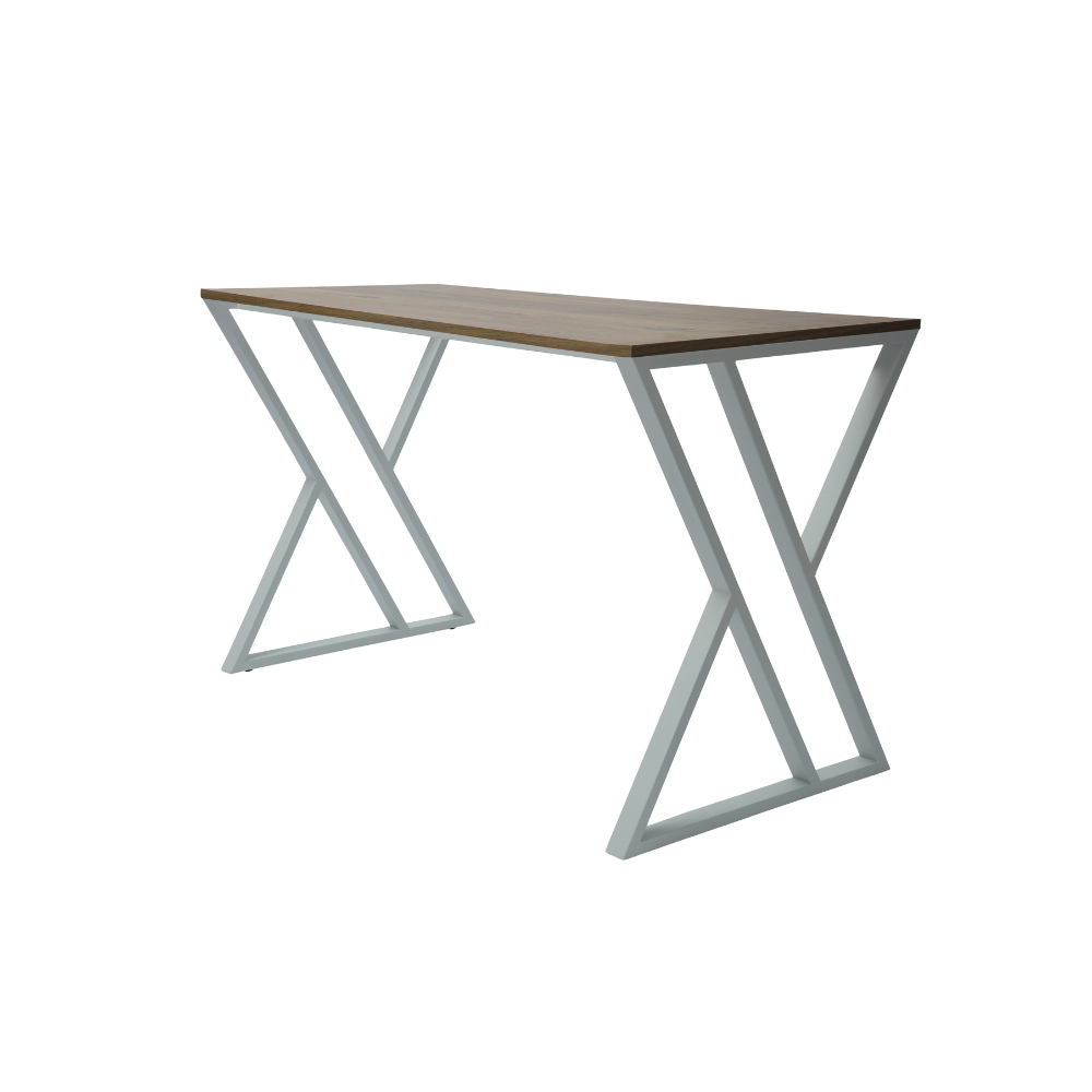 Стол письменный ALLERD GEON, белый муар, Дуб Нокс