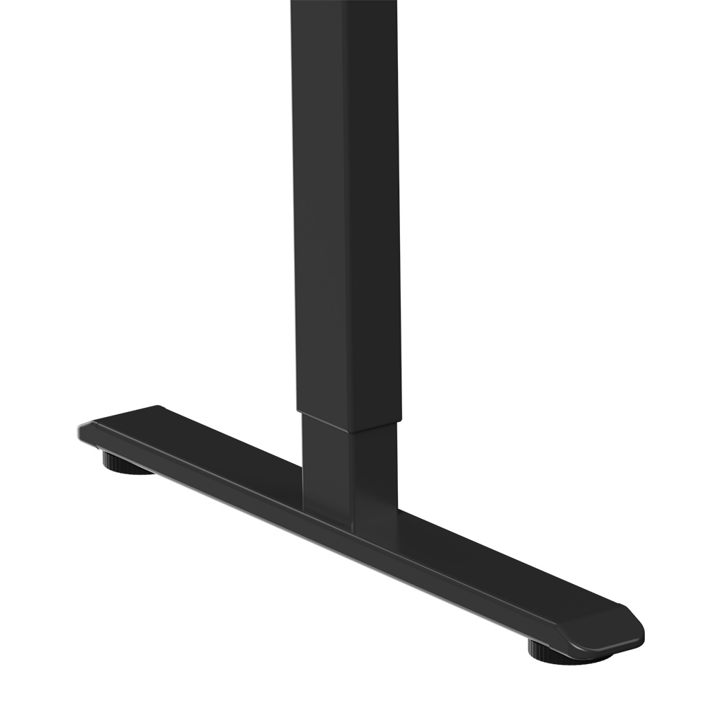 Стол с электроприводом WellDesk Prime 1300x675х18 черный/дуб хантон темный (9191461+9178197) - 8