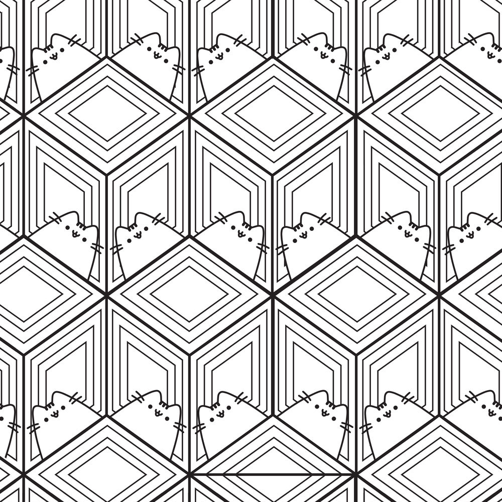 Раскраска-антистресс "Пушин Кэт. Маленькая мяу-раскраска", Клэр Белтон - 5