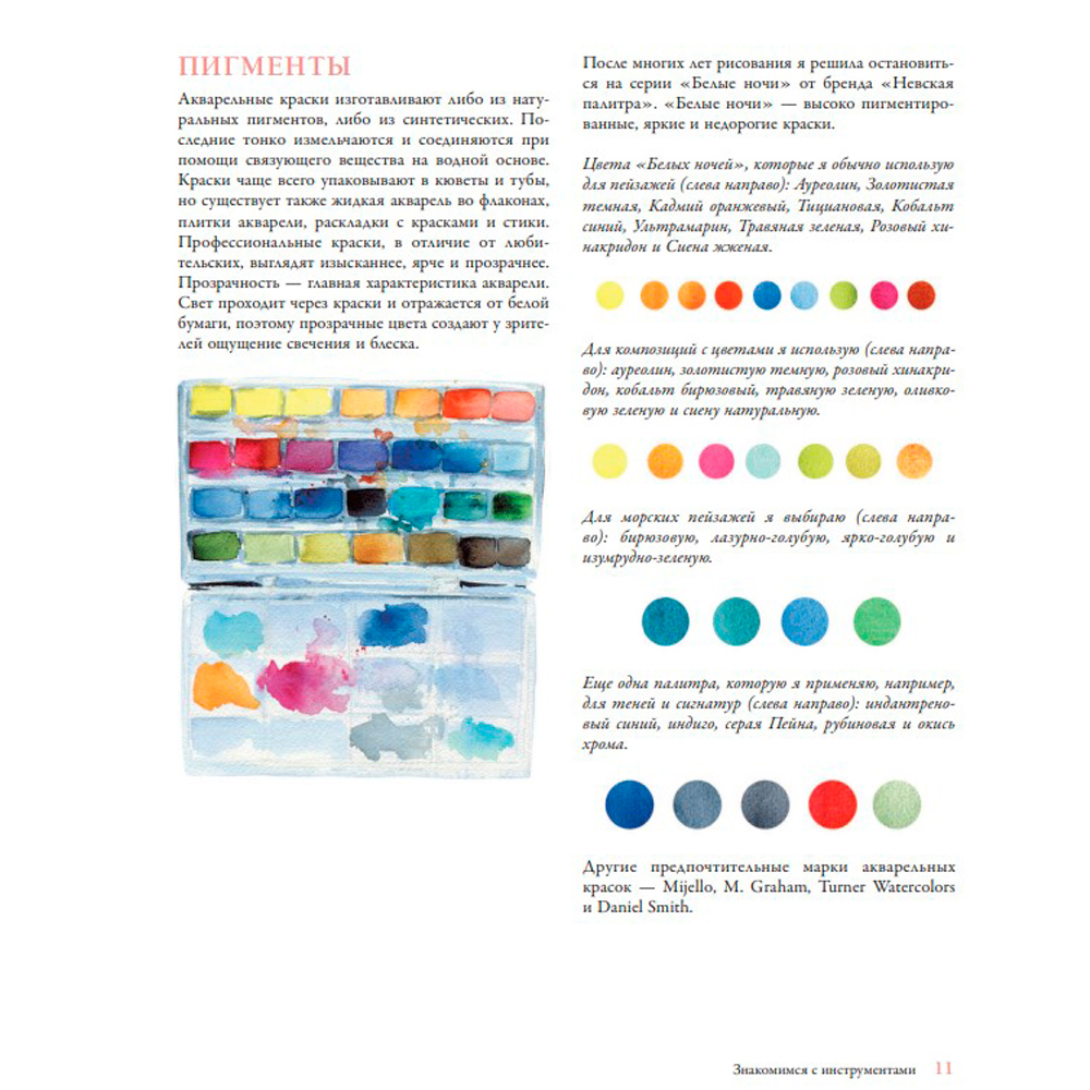 Книга "Учимся рисовать акварелью с нуля. 25 пошаговых мастер-классов для начинающих", Меррил Д. - 6