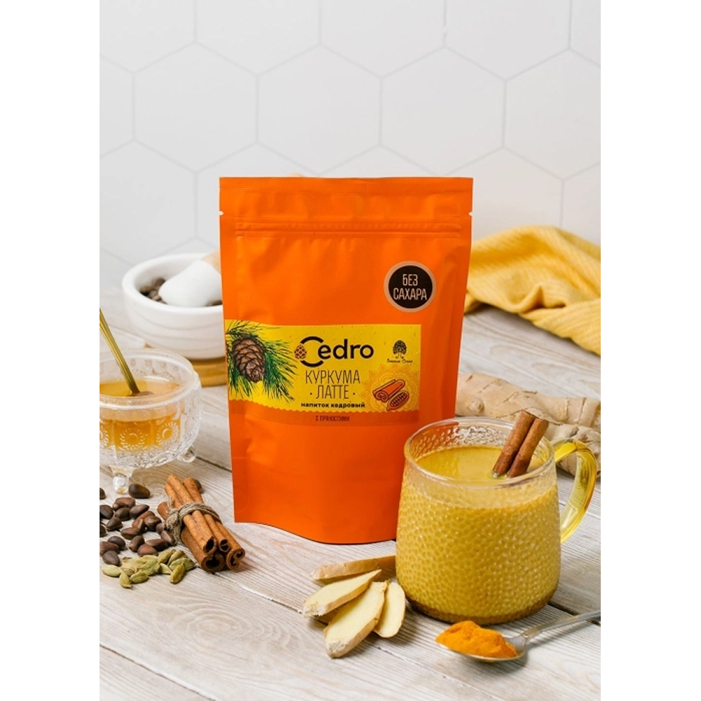 Напиток кедровый "Куркума-латте", 120 г