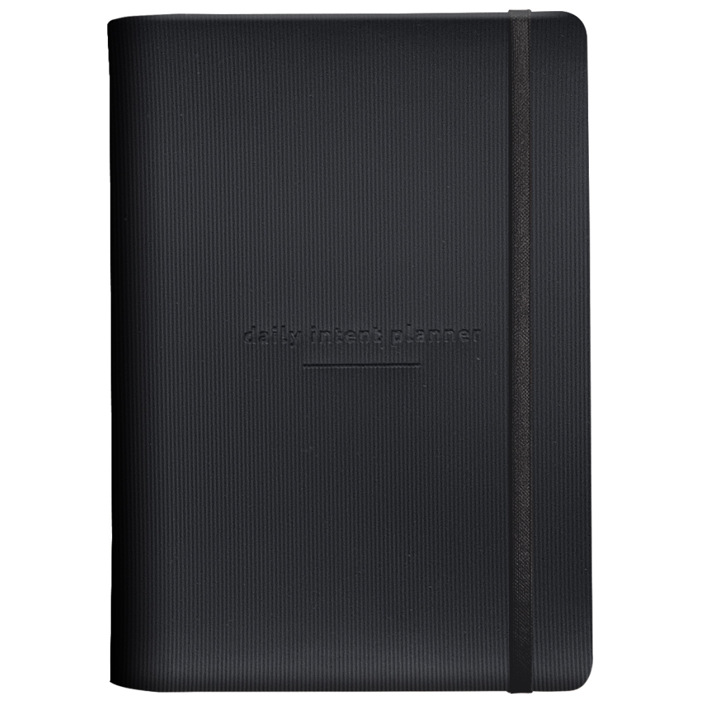 Ежедневник датированный "Intent" 2026, А5, 352 страницы, черный