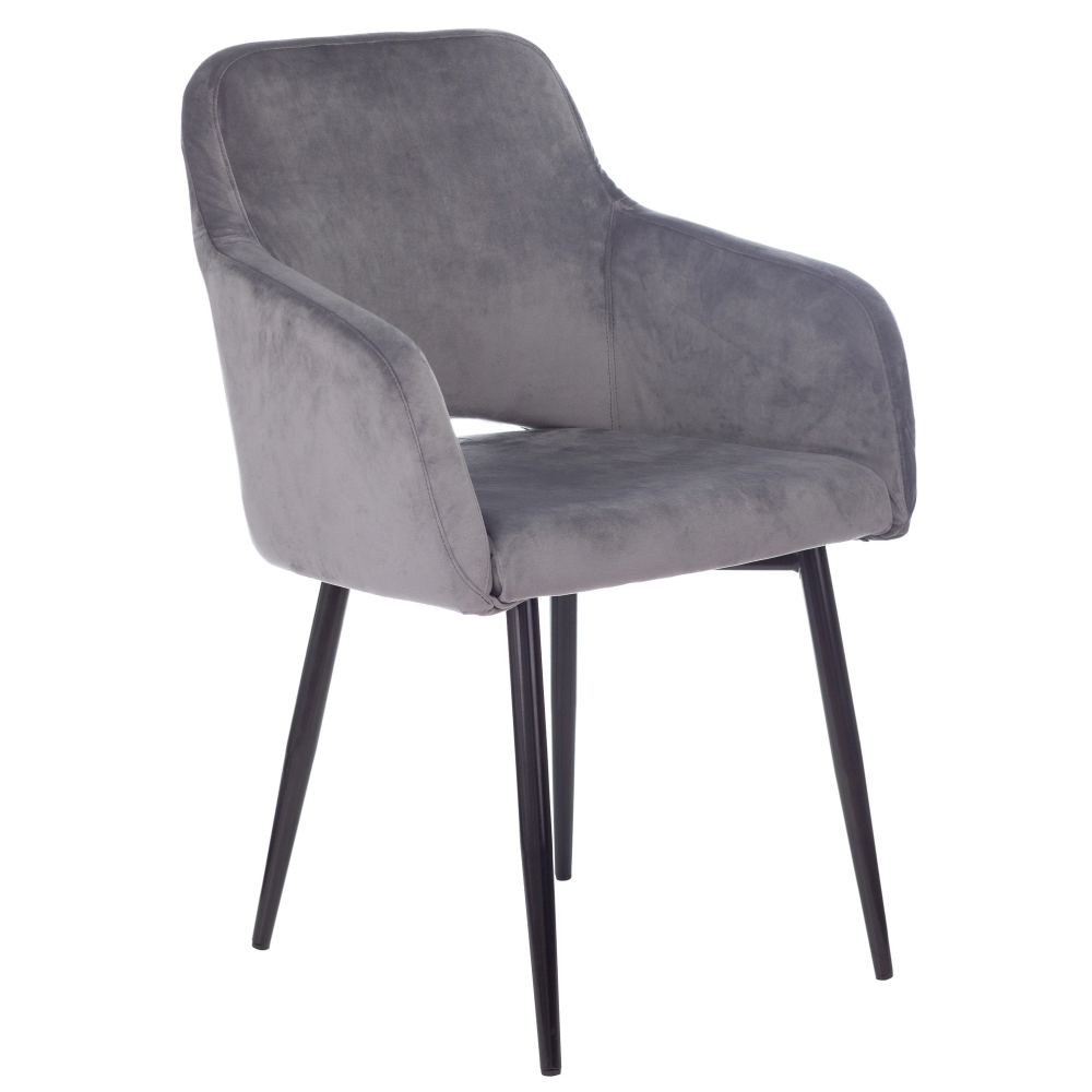 Кресло "Бюрократ CH-380F", ткань, серая жемчужина, каркас металл, корпус черный - 3