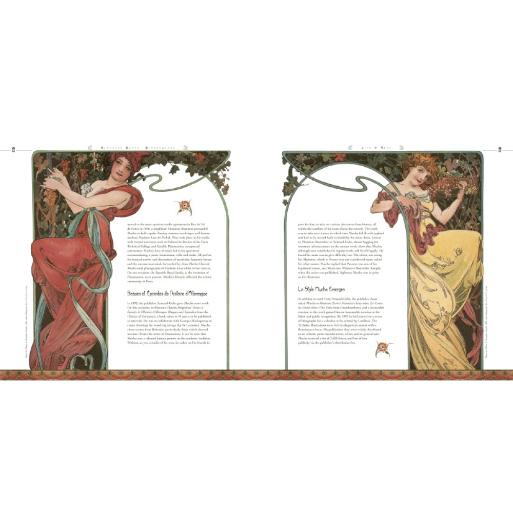 Книга на английском языке "Alphonse Mucha Masterworks" 