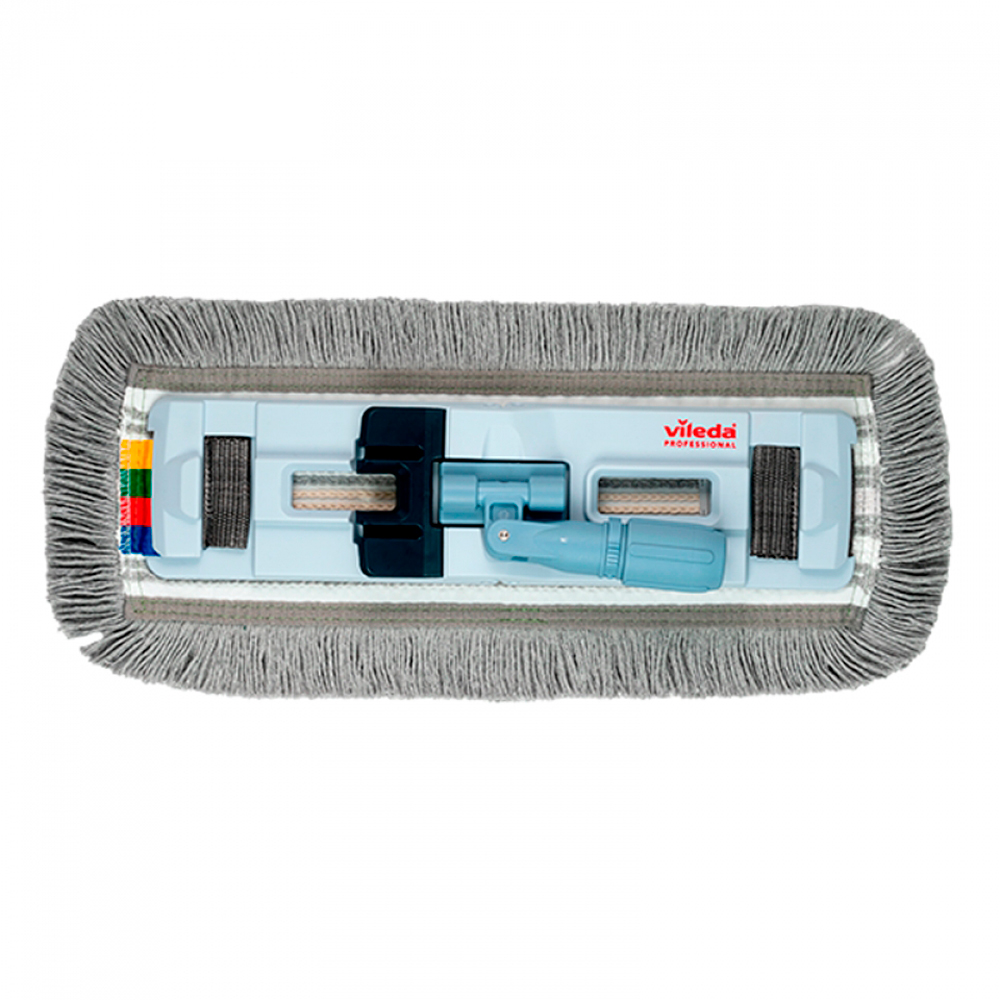 Насадка комбинированная VILEDA "ТриоПлюс УльтраСпид Про", 40 см, серый, белый - 3