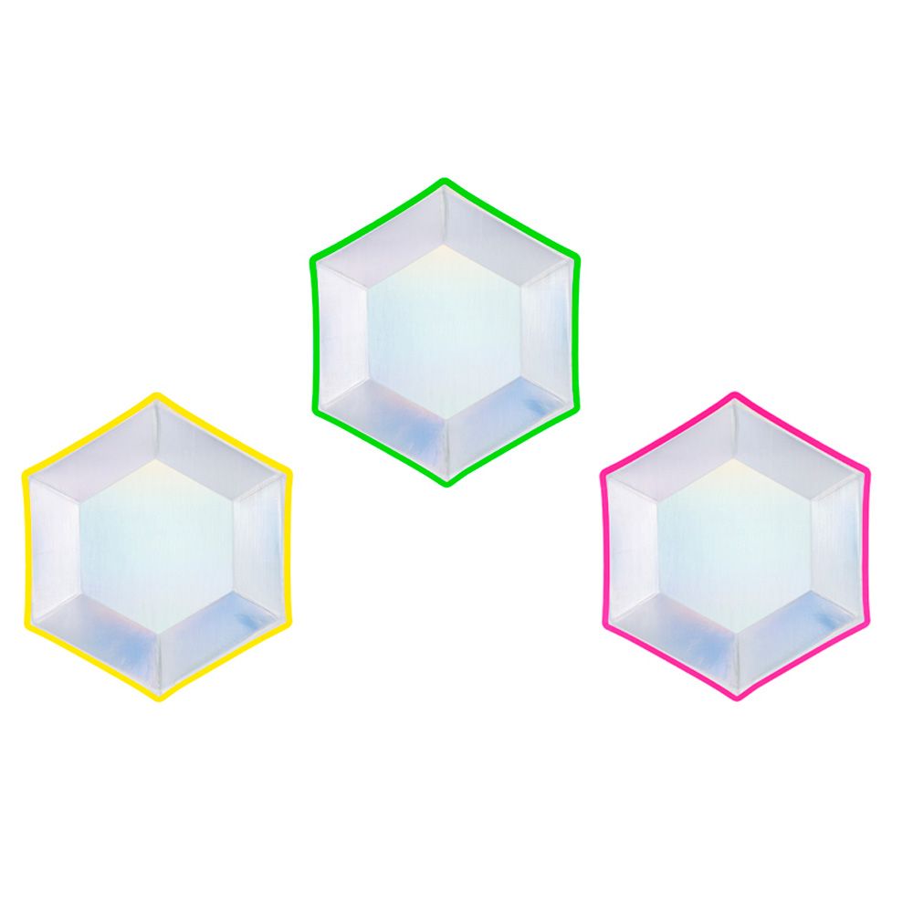 Тарелка бумажная "TPP29", 20 см, 6 шт, ассорти