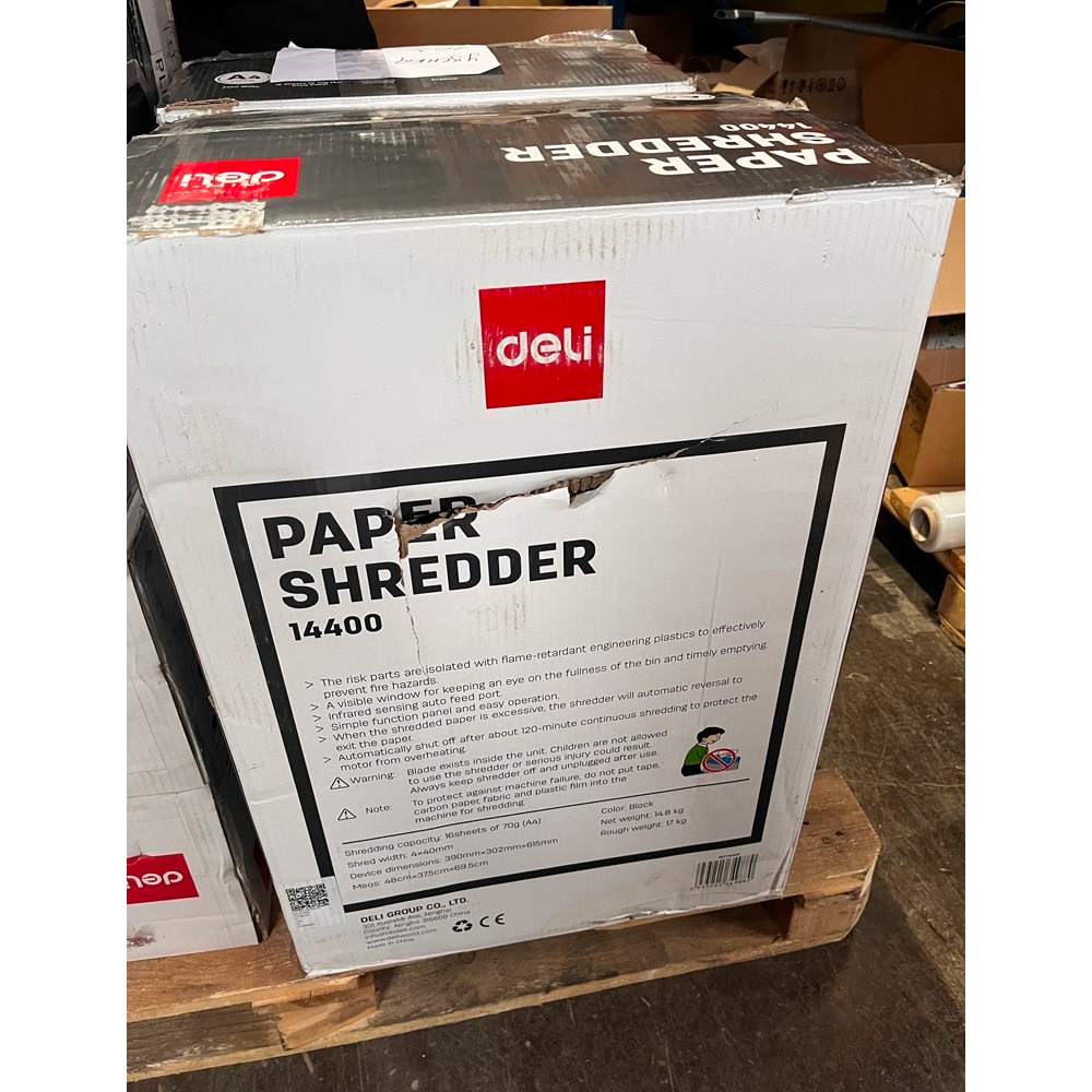 Уничтожитель Deli "E14400", -10% - 5