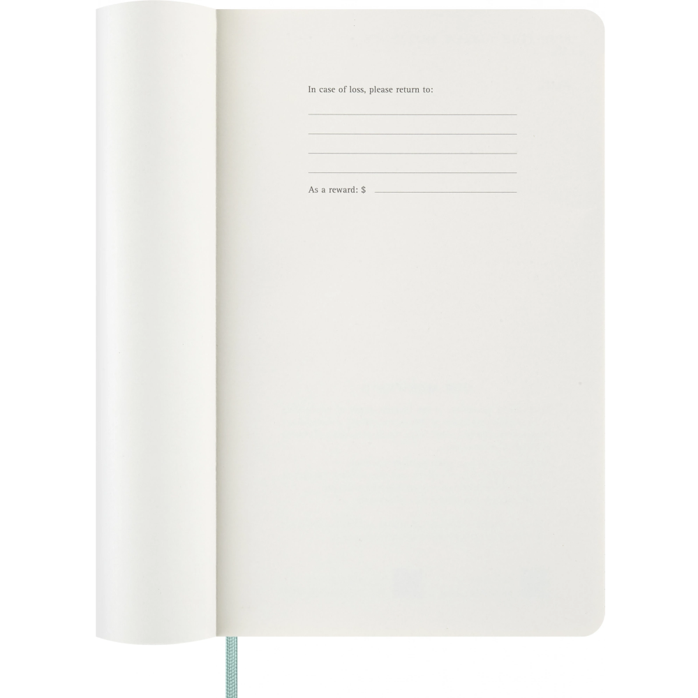 Еженедельник датированный "Precious & ethical mamba large", 130х210 мм, 144 страницы, бирюзовый, 2026