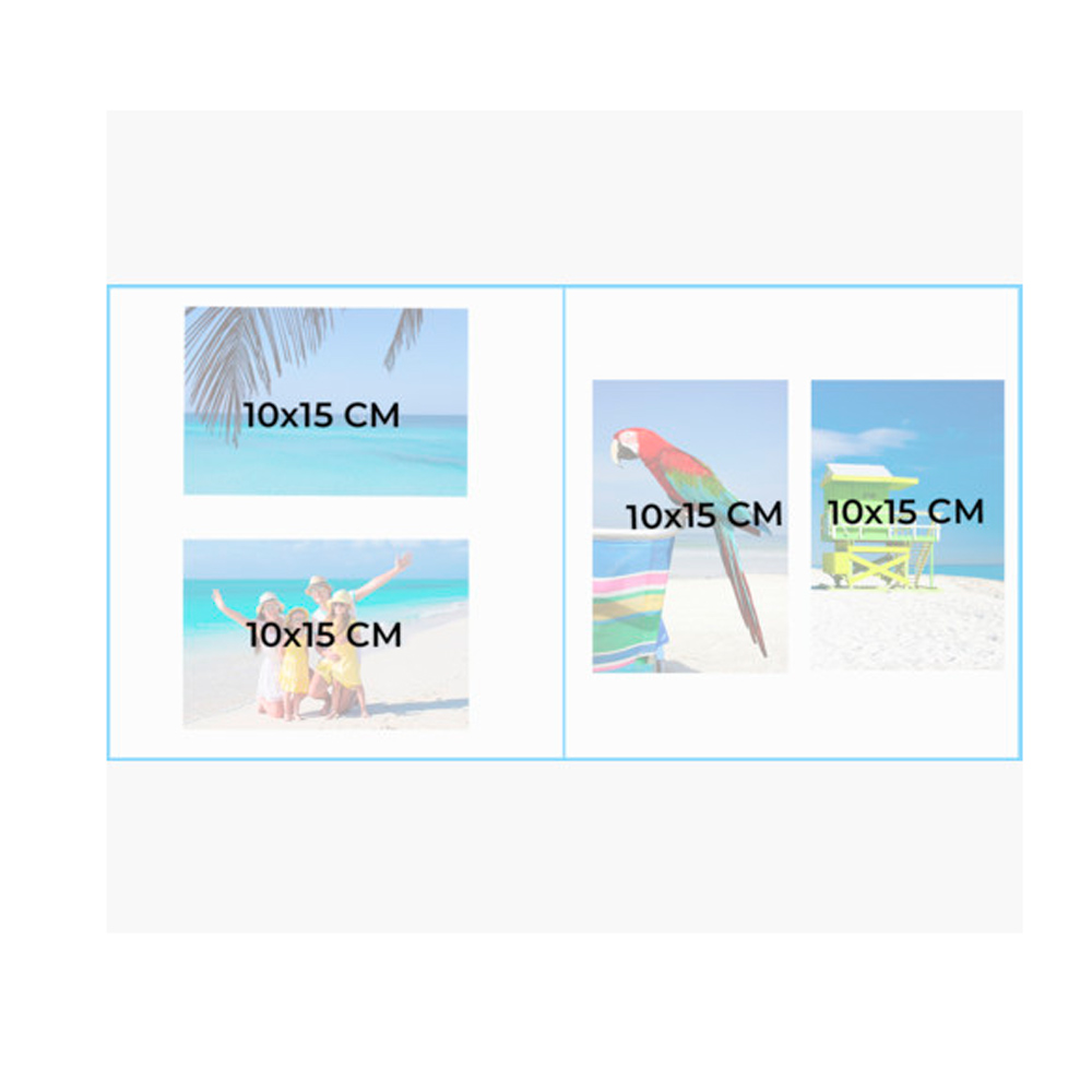 Альбом для фото "Arty", 25x25 см, 30 страниц, голубой - 5