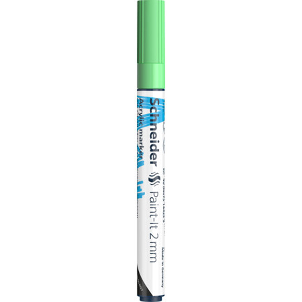 Маркер акриловый "Schneider Paint-It 310", зеленый пастельный