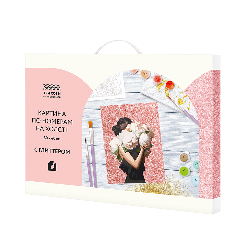 Картина по номерам "Тайна взгляда"