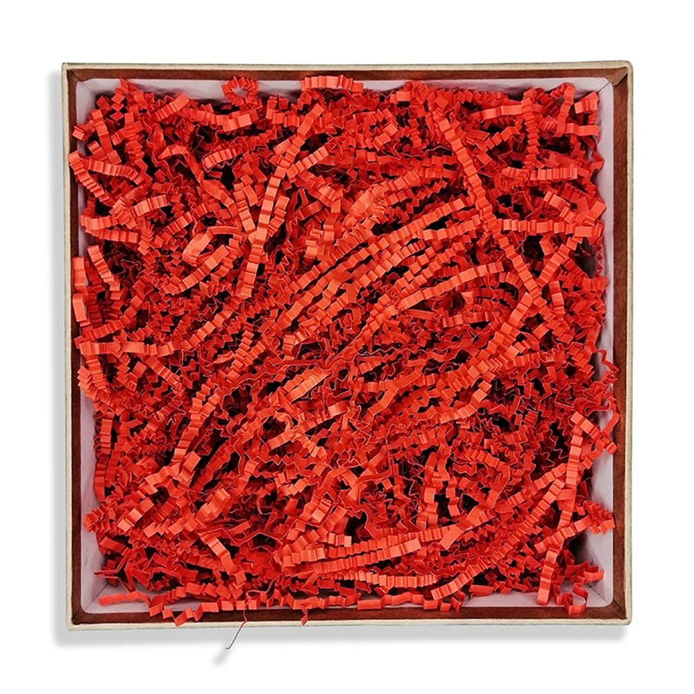 Наполнитель бумажный, гофрированный, 3 мм, 50 г, красный