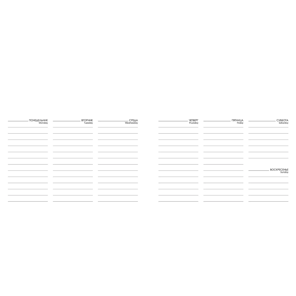 Еженедельник недатированный "Creator. Nonsense", А6, 64 листа, черный