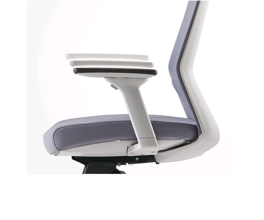 Кресло для руководителя Bestuhl "J1", сетка, ткань, пластик, серый  - 10