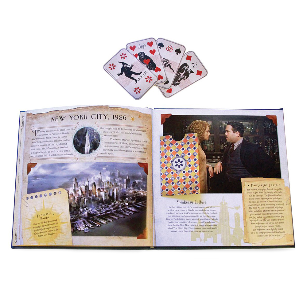 Книга на английском языке "Fantastic Beasts and Where to Find Them. Newt Scamander: A Movie Scrapbook", Illustr.