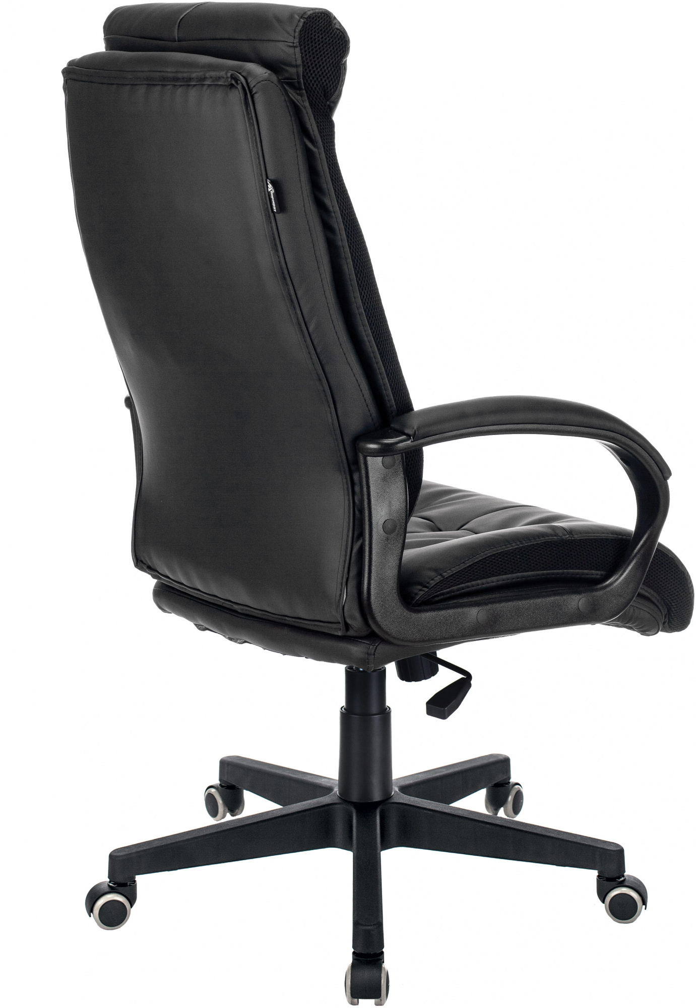 Кресло для руководителя "Бюрократ CH-824B", кожзам, пластик, черный - 4