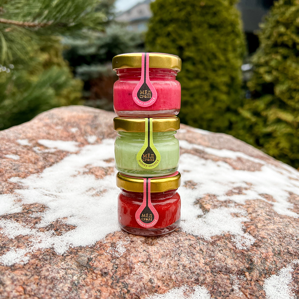 Мед-суфле "Малиновый сорбет", 30 г - 4