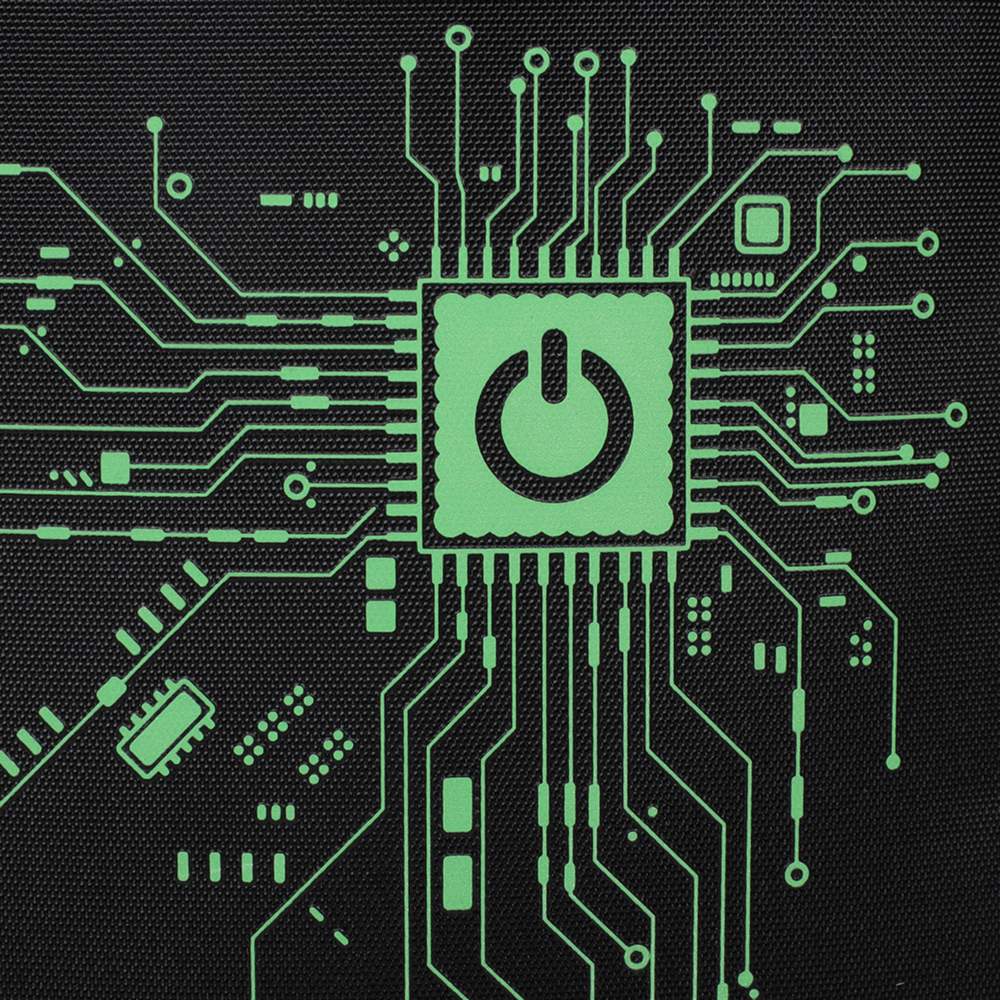 Рюкзак школьный "COMFORT Light System", черный, зеленый - 3