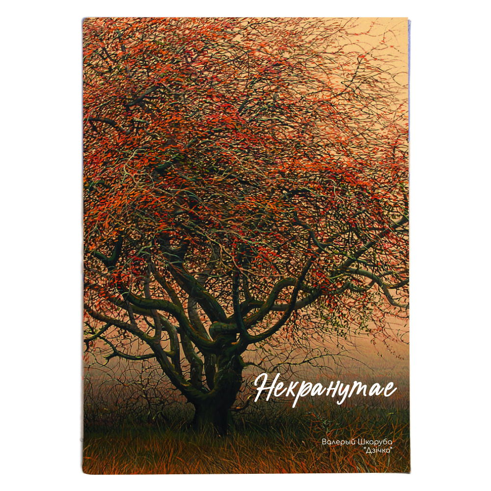 Обложка для паспорта "Некранутае", натуральная кожа, разноцветный