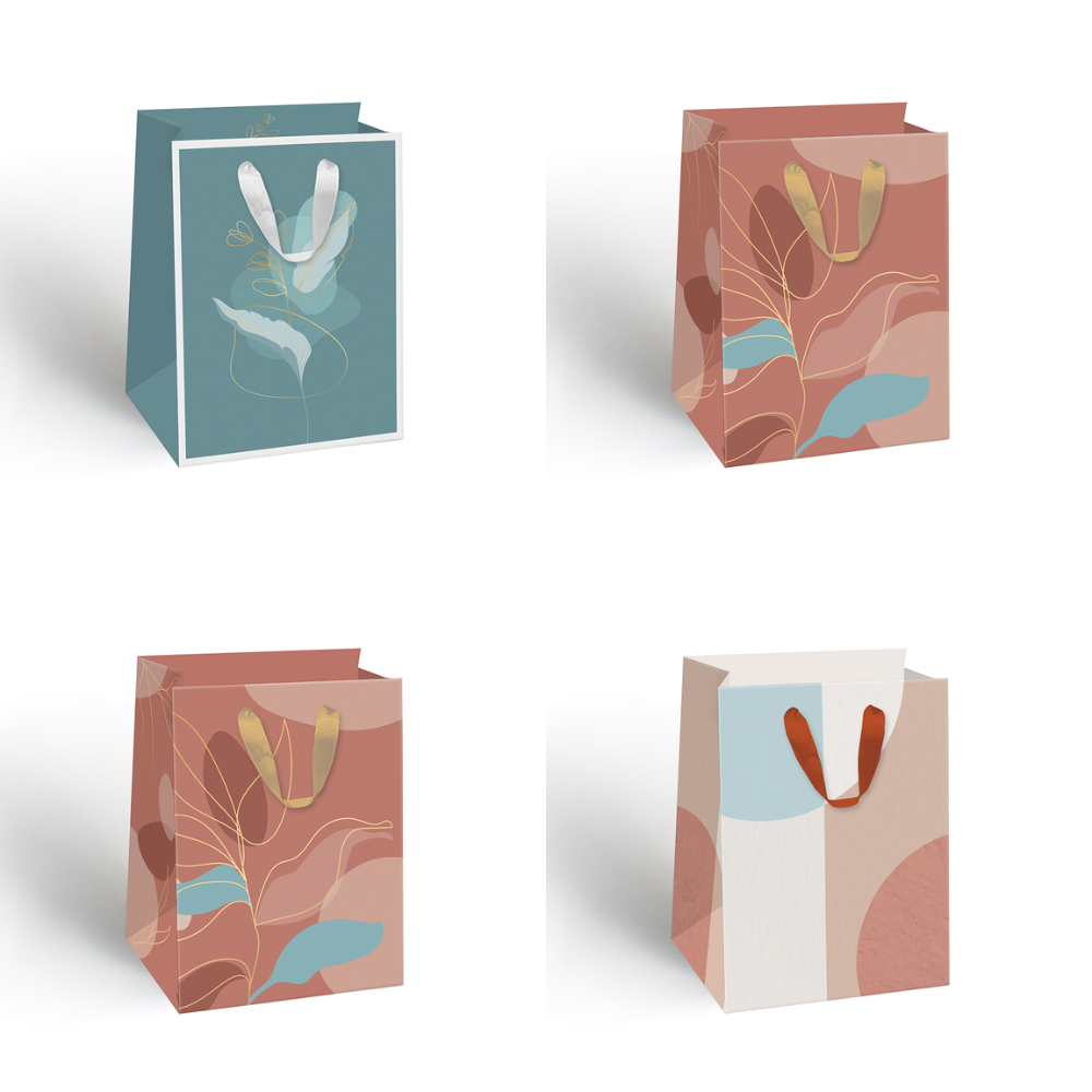 Пакет бумажный подарочный "Dune", 14х19х11 см, ассорти