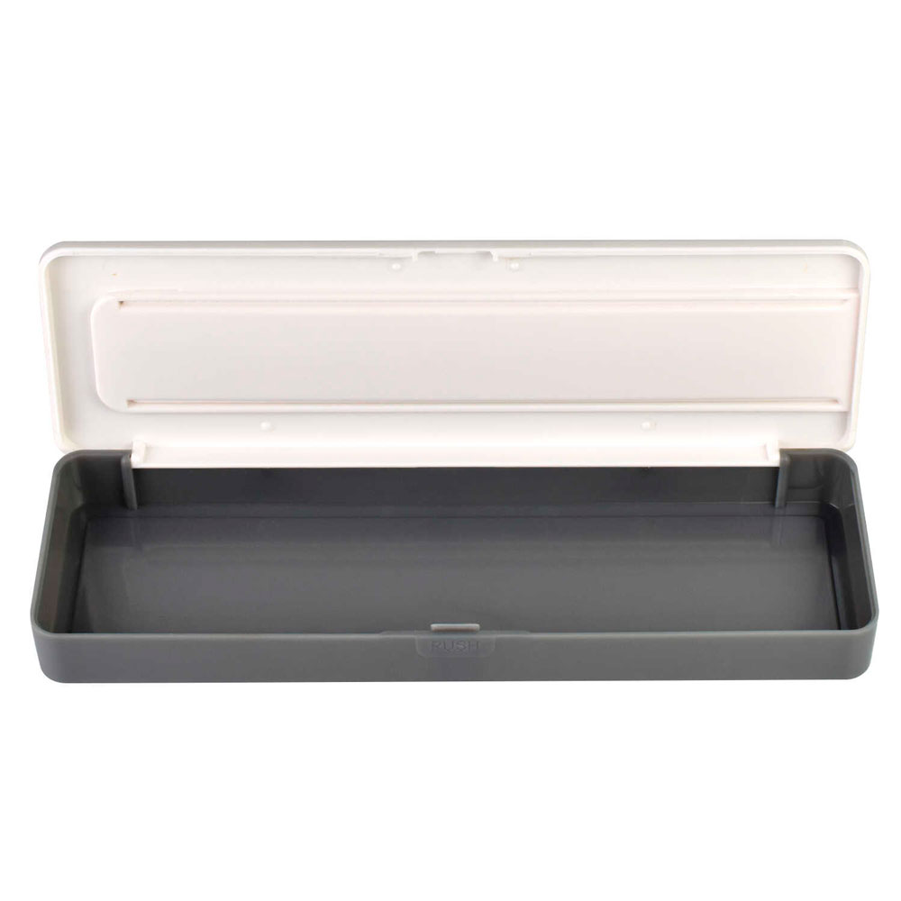 Пенал "Яркие будни", 1 отделение, серый - 4