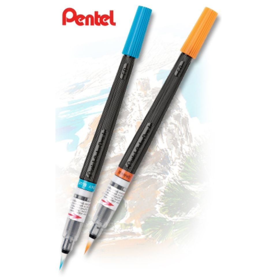 Кисть "Pentel Colour Brush", фиолетовый