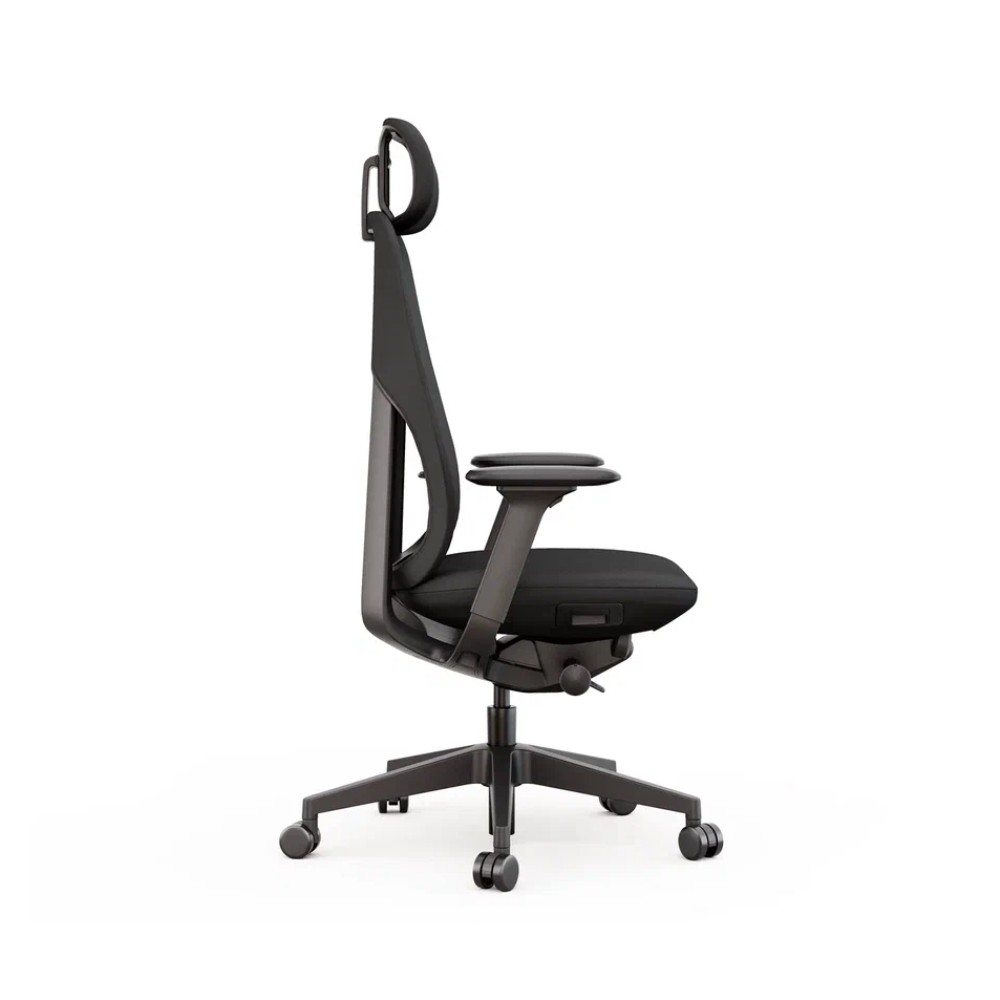 Кресло для руководителя SitZone E-AC-001A-P1-BK ткань, черный - 3