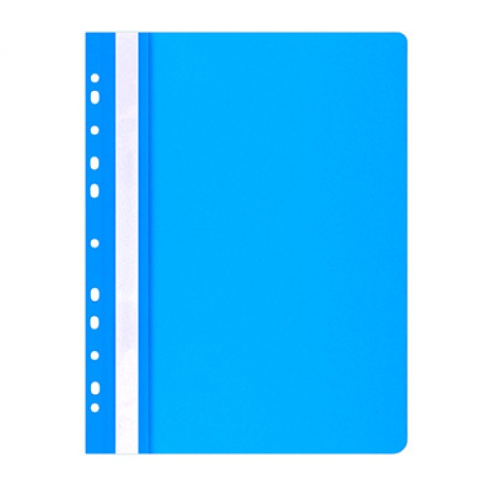 Папка-скоросшиватель с перфорацией "Office Product", А4, синий
