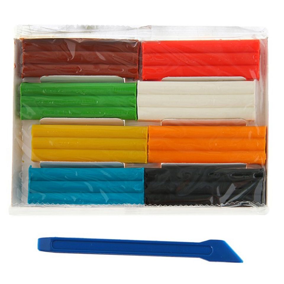 Пластилин 6 цветов набор "Цветик" восковой