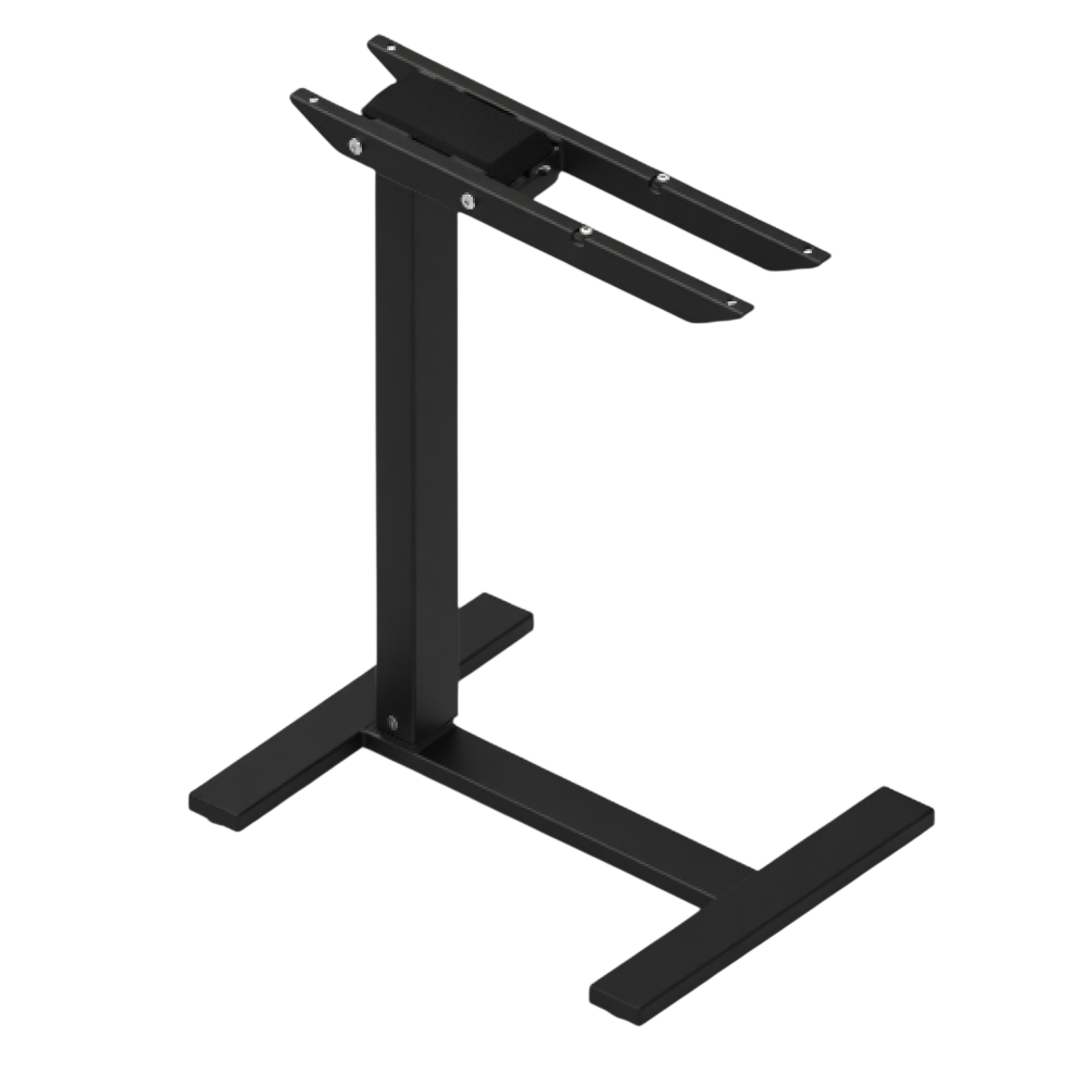 Каркас стола с электроприводом одномоторный Waltz A3, Fit Focus Bar, черный, на одной ножке