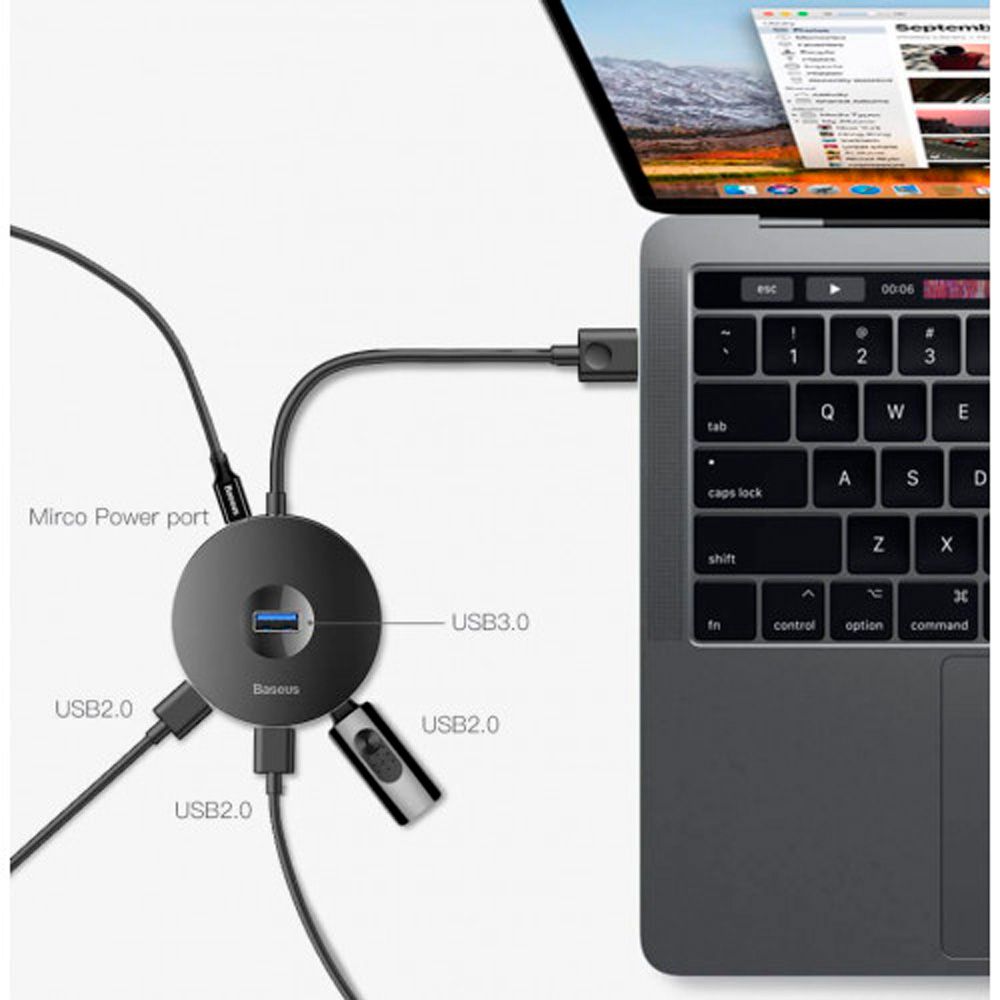 USB-хаб Baseus CAHUB-G01 - 4