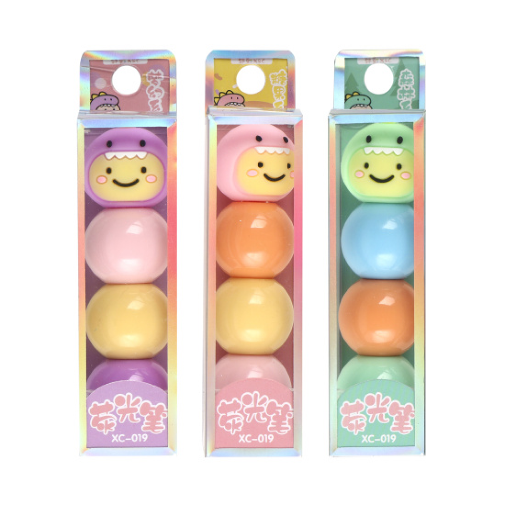 Набор маркеров текстовых "КОКОС X&C Dino", 3 шт., ассорти - 2