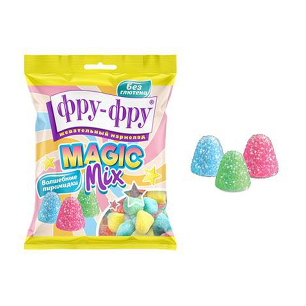 Мармелад жевательный "Фру-Фру. Волшебные пирамидки", 80 гр