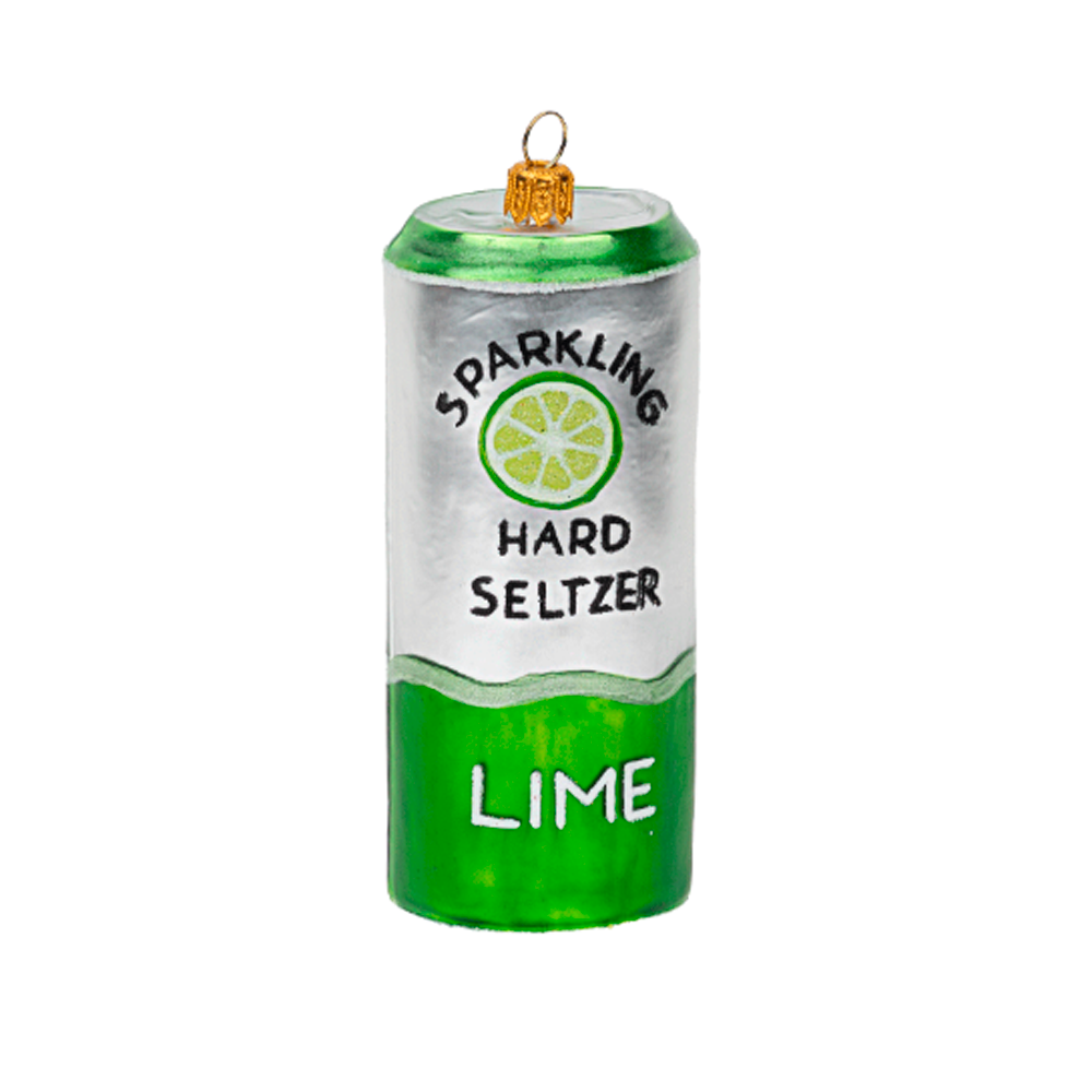 Украшение елочное "Hard Seltzer Lime Can", ассорти