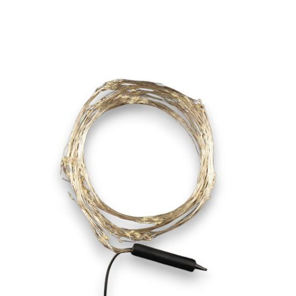 Гирлянда электрическая LED "Нить. Хвост Роса", 2 м, тепло-белый